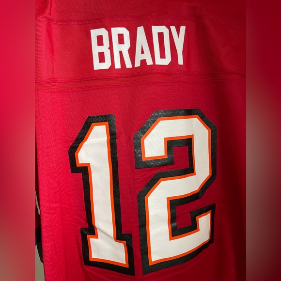 Tampa Bay Buccaneers NFLPA Tom Brady NFL Proline  Men's Size 2XL Red New - Picture 6 of 8
